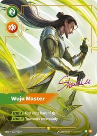 Unleashed : Master Yi - Wuju Master (Signature) - 231*/219 - Foil - Showcase - Legend