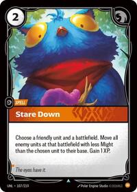 Unleashed : Stare Down - 107/219 - Foil - Uncommon - Spell