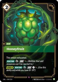 Unleashed : Honeyfruit - 049/219 - Foil - Rare - Gear