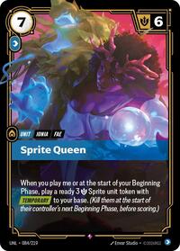 Unleashed : Sprite Queen - 084/219 - Foil - Rare - Unit