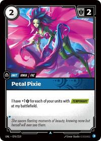 Unleashed : Petal Pixie - 076/219 - Foil - Common - Unit