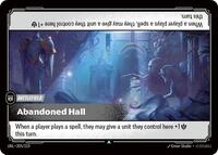 Unleashed : Abandoned Hall - 205/219 - Foil - Uncommon - Battlefield