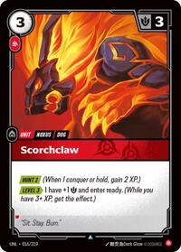 Unleashed : Scorchclaw - 016/219 - Normal - Uncommon - Unit