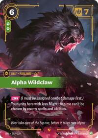 Unleashed : Alpha Wildclaw - 057/219 - Foil - Epic - Unit