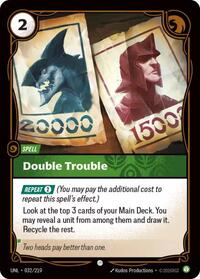 Unleashed : Double Trouble - 032/219 - Foil - Common - Spell