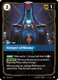 Unleashed : Keeper of Masks - 081/219 - Foil - Rare - Unit