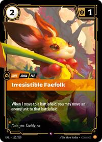 Unleashed : Irresistible Faefolk - 112/219 - Foil - Rare - Unit
