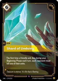 Unleashed : Shard of Undoing - 174/219 - Foil - Rare - Gear