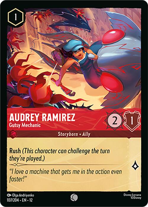 Audrey Ramirez - Gutsy Mechanic (107/204) [Wilds Unknown]