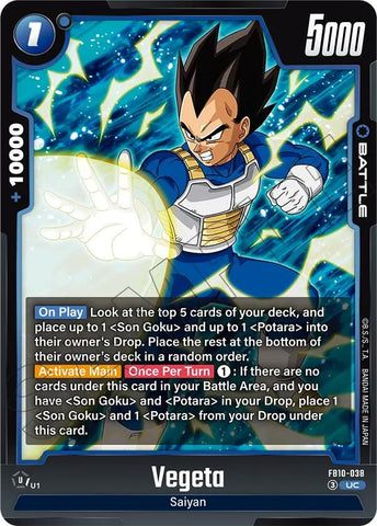 Vegeta (FB10-038) [Cross Force]