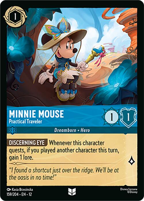 Minnie Mouse - Practical Traveler (159/204) [Wilds Unknown]