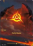 Unleashed : Fury Rune (R01a) - R01a - Foil - Showcase - Rune