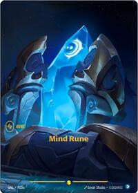 Unleashed : Mind Rune (R03a) - R03a - Foil - Showcase - Rune