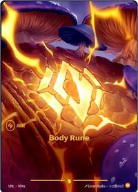 Unleashed : Body Rune (R04a) - R04a - Foil - Showcase - Rune