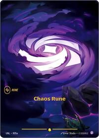 Unleashed : Chaos Rune (R05a) - R05a - Foil - Showcase - Rune