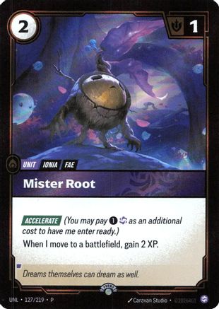 Mister Root (127/219) - Riftbound Organized Play Promotional Cards Foil