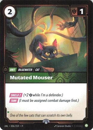 Mutated Mouser (036/219) - Riftbound Organized Play Promotional Cards Foil