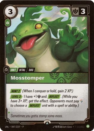 Mosstomper (047/219) - Riftbound Organized Play Promotional Cards Foil