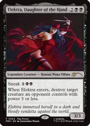 Elektra, Daughter of the Hand (SSP-004) [Standard Showdown Promos] Foil