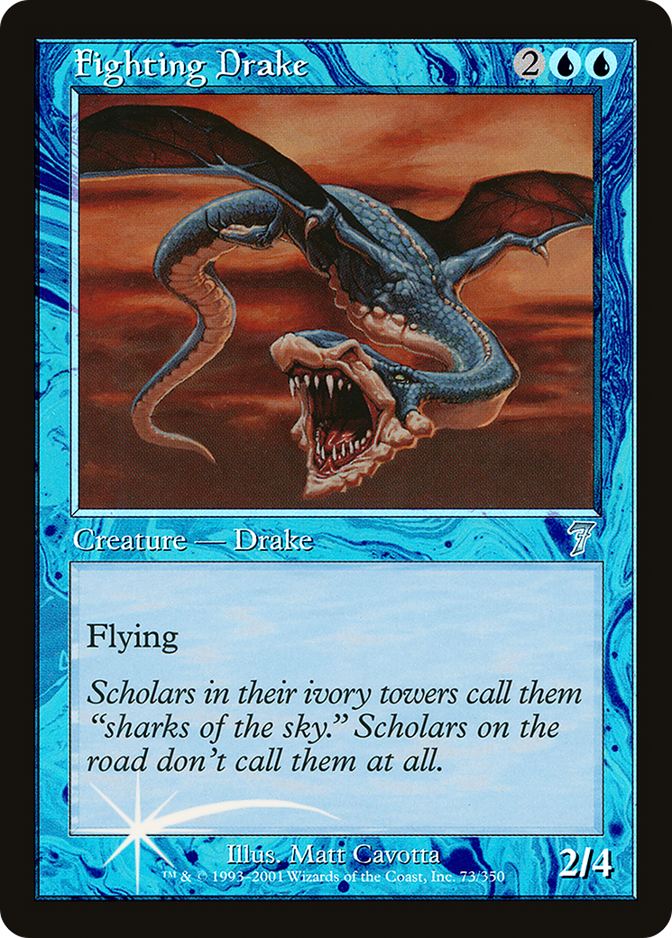 Fighting Drake (7ED-073) [7th Edition] Foil