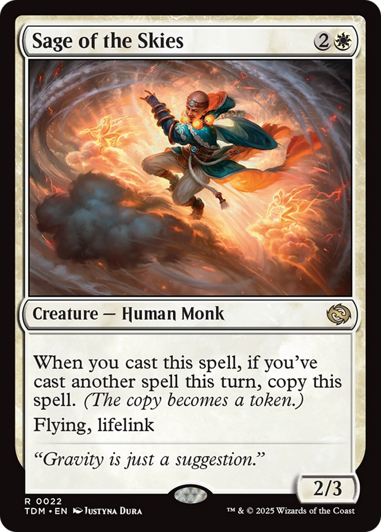 Sage of the Skies (TDM-022) [Tarkir: Dragonstorm]