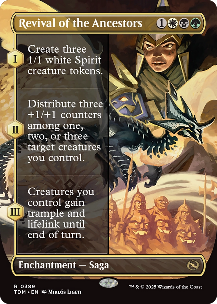 Revival of the Ancestors (Borderless) (TDM-389) [Tarkir: Dragonstorm]