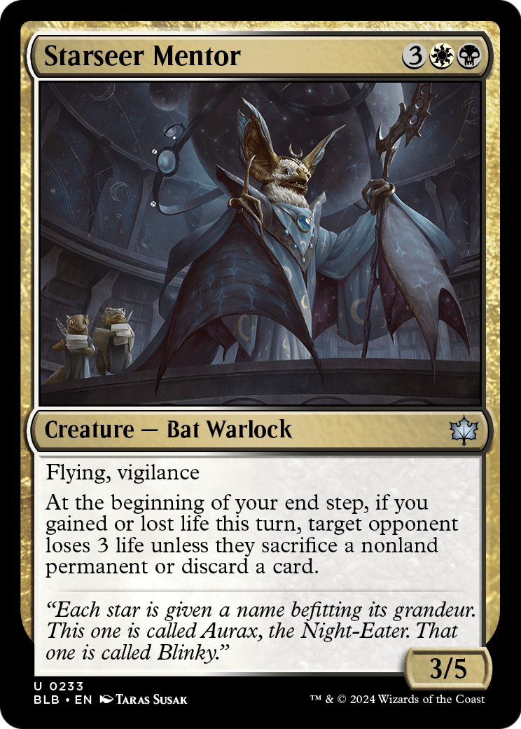 Starseer Mentor (BLB-233) [Bloomburrow] Foil
