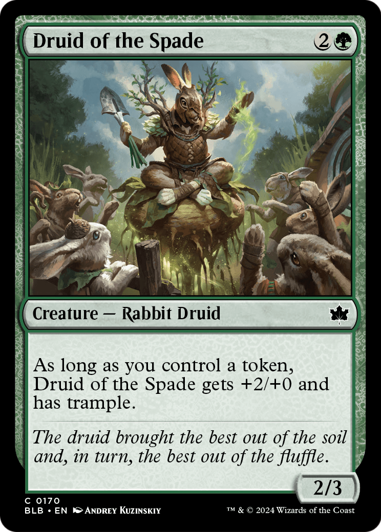 Druid of the Spade (BLB-170) [Bloomburrow]