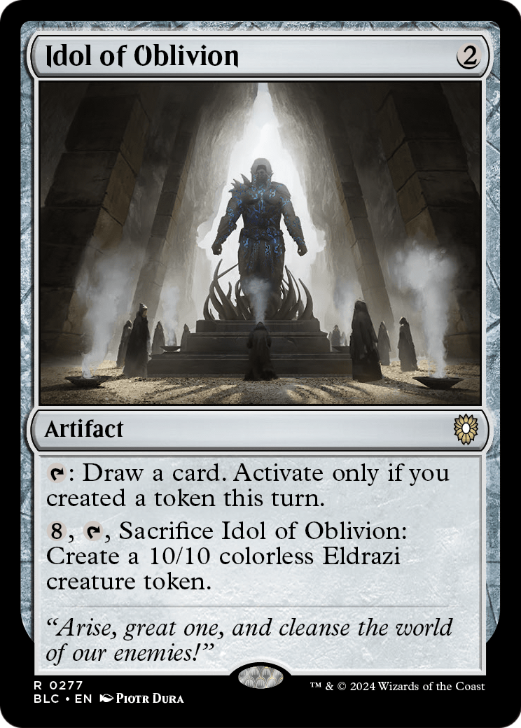 Idol of Oblivion (BLC-277) [Bloomburrow Commander]