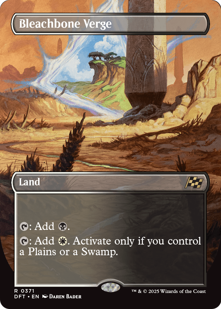 Bleachbone Verge (Borderless) (DFT-371) [Aetherdrift] Foil