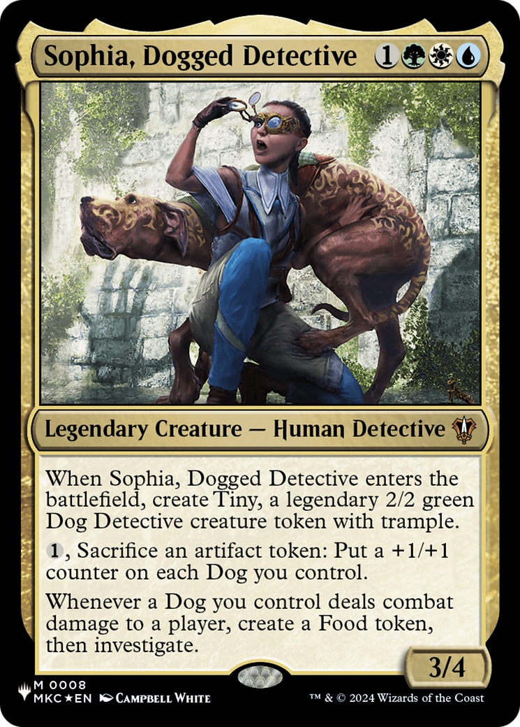 Sophia, Dogged Detective (LIST-008) [The List]