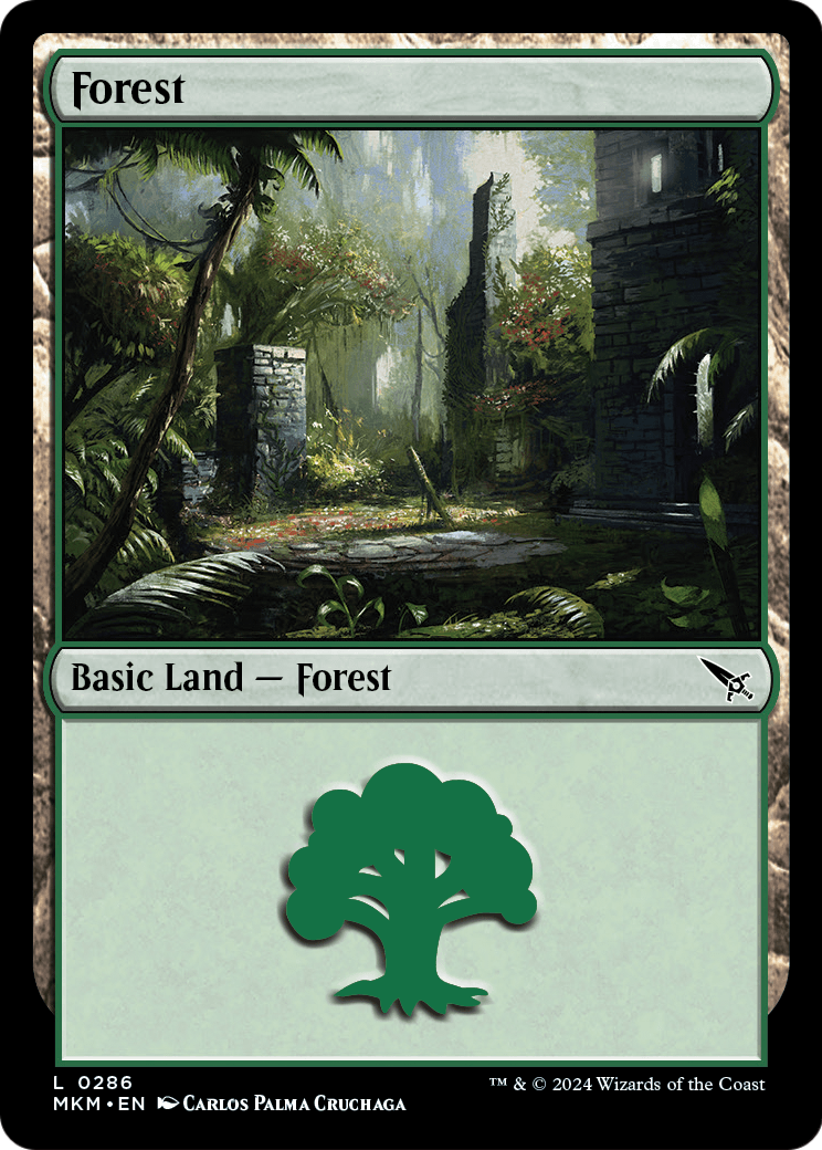 Forest (MKM-286) [Murders at Karlov Manor] Foil