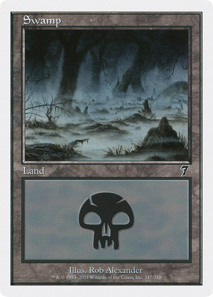 Swamp (7ED-347) [7th Edition]