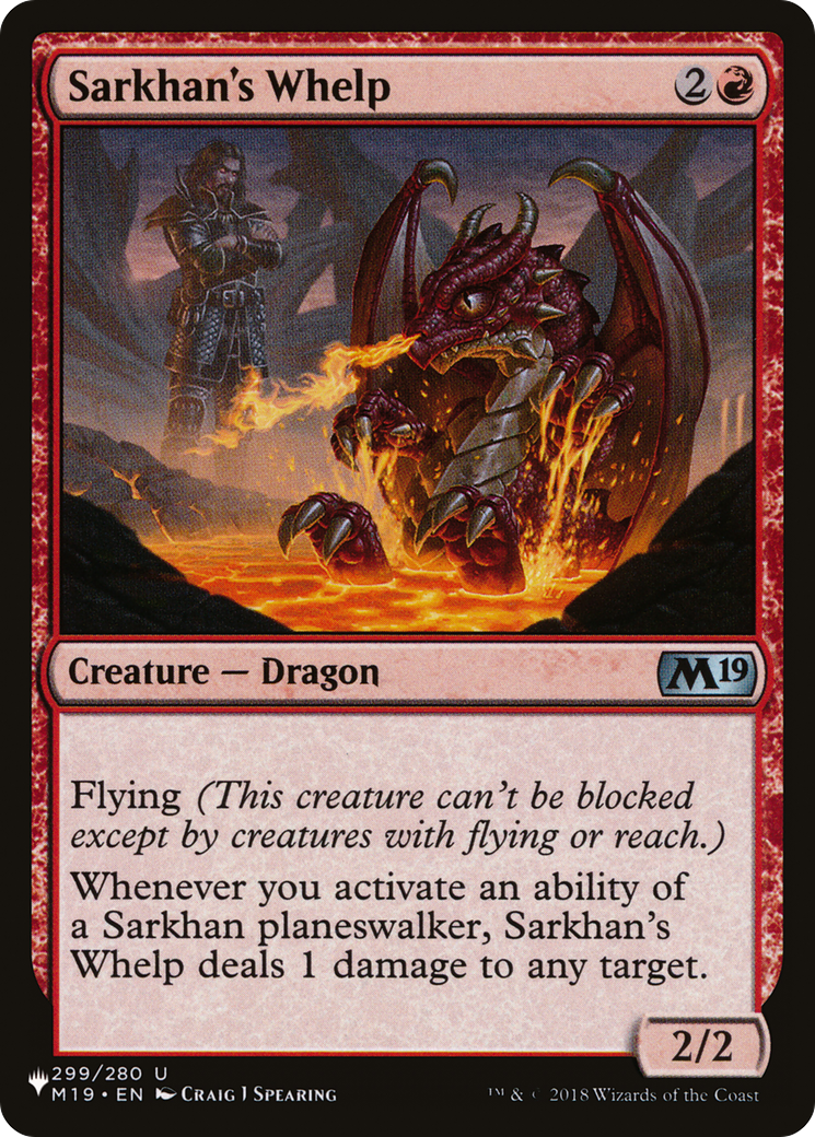 Sarkhan's Whelp (LIST-299/280) [The List]