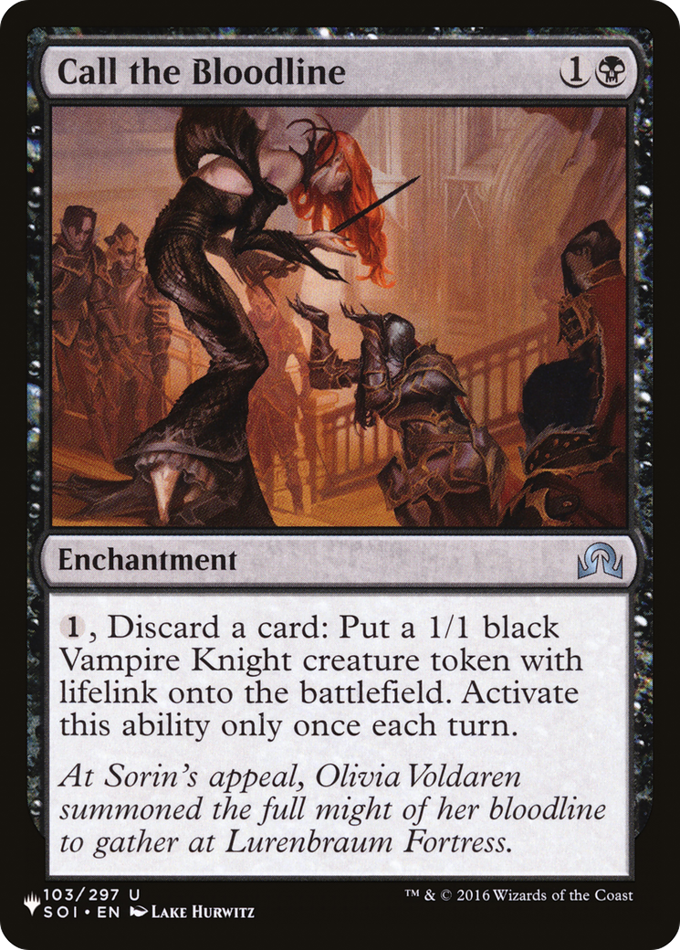 Call the Bloodline (LIST-103/297) [The List]