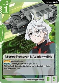 Eternal Nexus : Miorine Rembran & Academy Ship - EB01-088 - Normal - Common