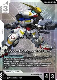 StarterDeck10GenerationPulse : Gundam Barbatos 1st Form (C+) - ST10-008 - Holofoil - C+