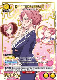 Hahari Hanazono (030) (R*) - UE21BT/RLY-1-030 - Foil - Rare 1-Star