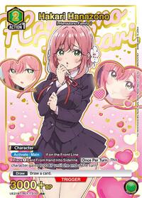 Hakari Hanazono (070) (R*) (Box Topper Gold Foil) - UE21BT/RLY-1-070 - Rare 1-Star