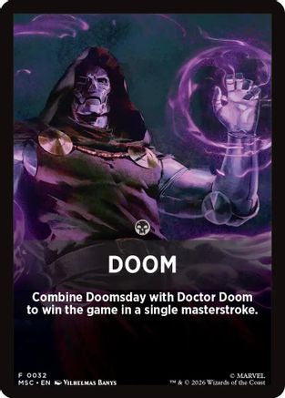 Doom Theme Card (MSC-032) [Commander: Marvel Super Heroes]