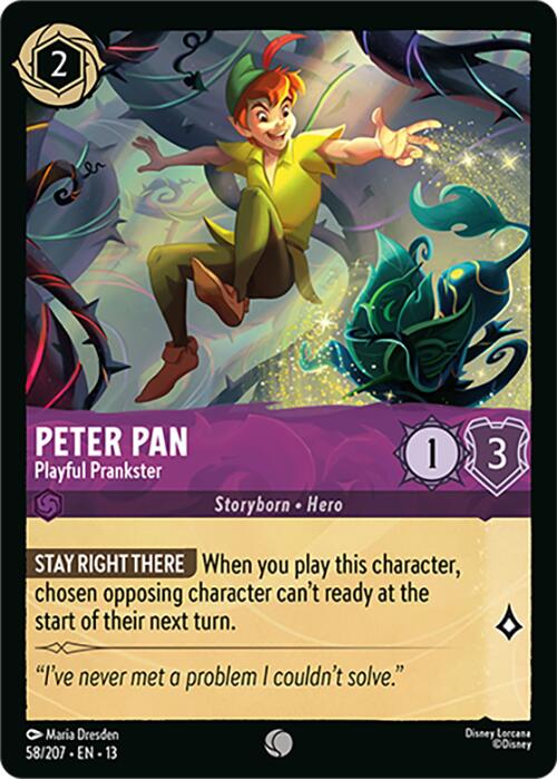 Peter Pan - Playful Prankster (58/204) [Attack of the Vine!]
