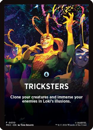 Tricksters Theme Card (MSC-030) [Commander: Marvel Super Heroes]