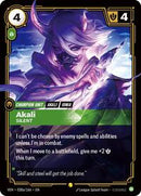 Vendetta : Akali - Silent (Alternate Art) - 038a/166 - Foil - Showcase - Champion Unit