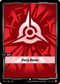 Vendetta : Fury Rune - R01 - Normal - Common - Rune Foil