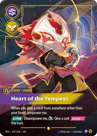 Vendetta : Kennen - Heart of the Tempest (Overnumbered) - 197/166 - Foil - Showcase - Legend