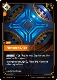 Vendetta : Hextech Disc - 087/166 - Foil - Rare - Gear