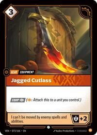Vendetta : Jagged Cutlass - 073/166 - Normal - Common - Gear Foil