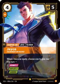 Vendetta : Jayce - Hammer in Hand (Alternate Art) - 088a/166 - Foil - Showcase - Champion Unit