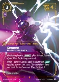 Vendetta : Kennen - Storm of Shuriken - 113/166 - Foil - Epic - Champion Unit