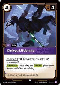 Vendetta : Kinkou Lifeblade - 093/166 - Normal - Common - Unit